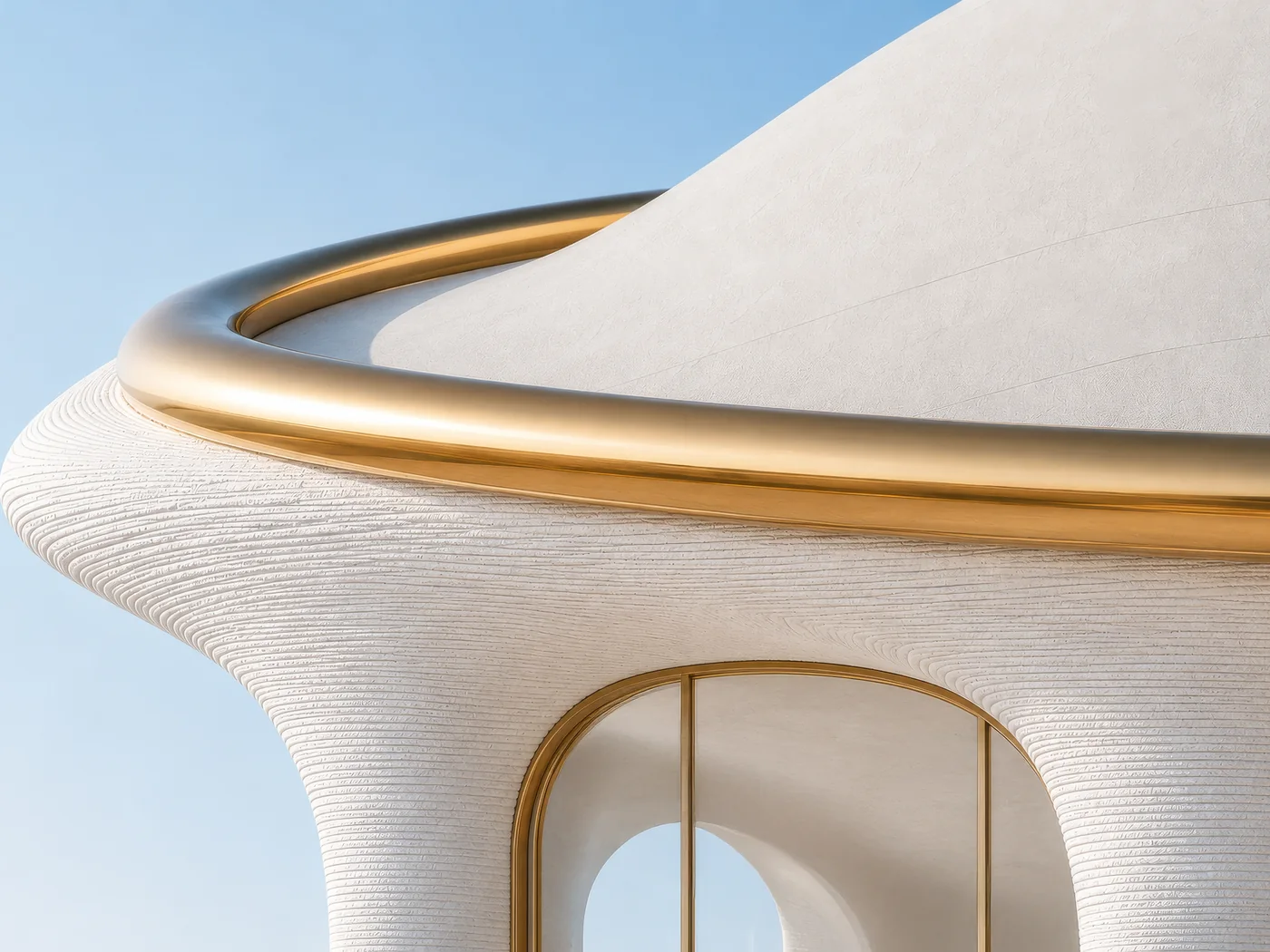 Gold roof crown detail